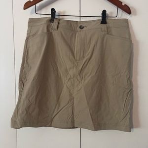 Eddie Bauer Tan TALL Horizon Skort
